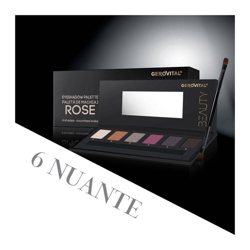 Paleta Fard de Pleoape ROSE - Gerovital Beauty, Farmec - Delumani - Magazin Romanesc 