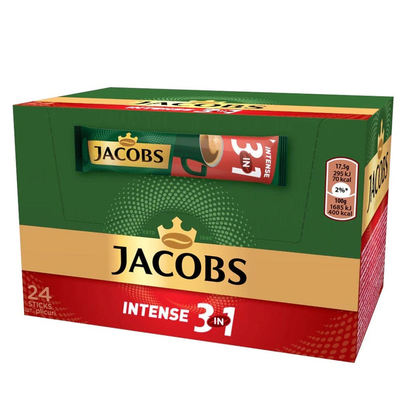 Jacobs 3 in 1 Intense (24 plicuri) - Delumani - Magazin Romanesc 